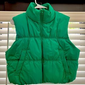 Green Puffer Vest